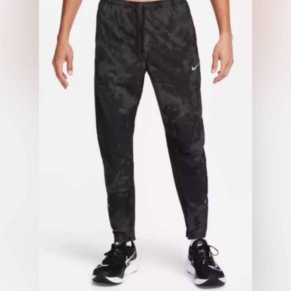 Nike Pants Mens Running Tie Dye Run Division Black Reflective